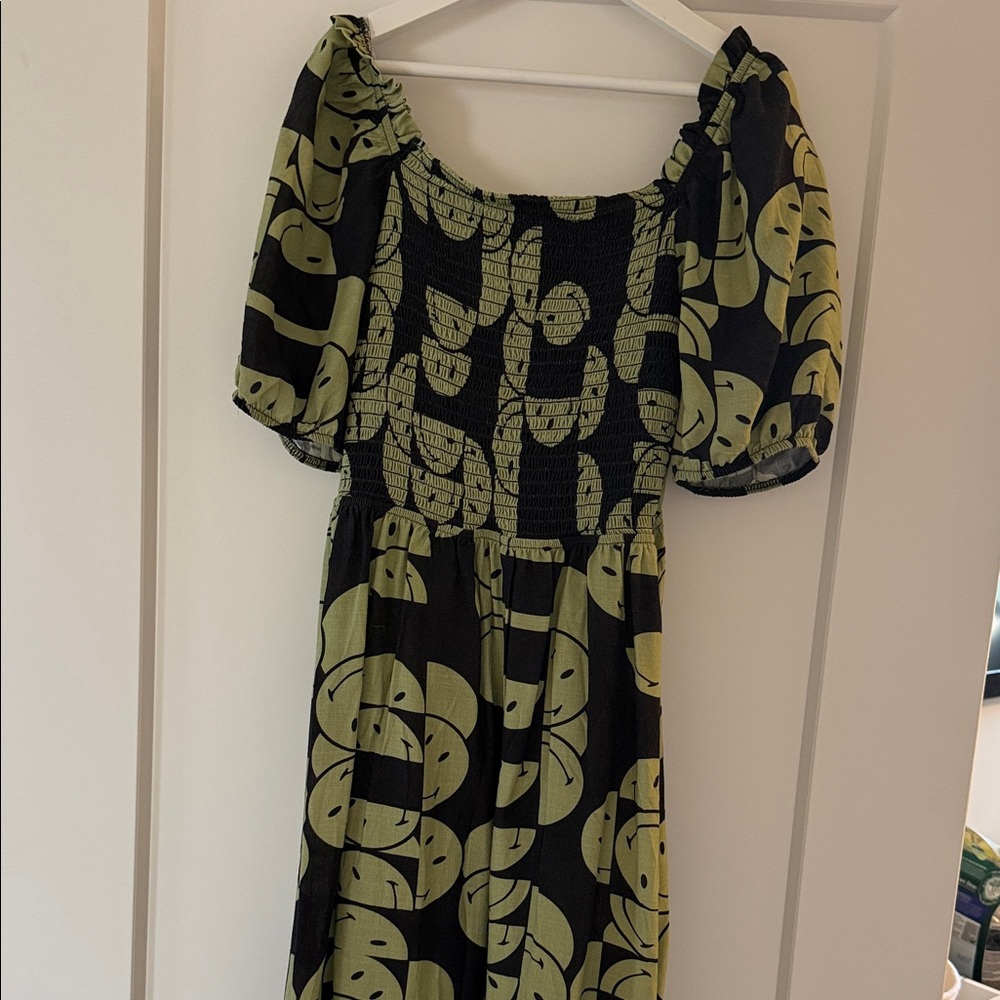 Maaji Black and Green Midi Dress